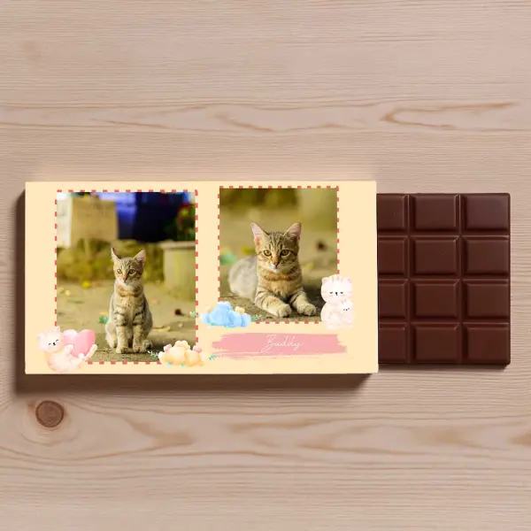 Pet Lover Personalised Chocolate Bar 90g