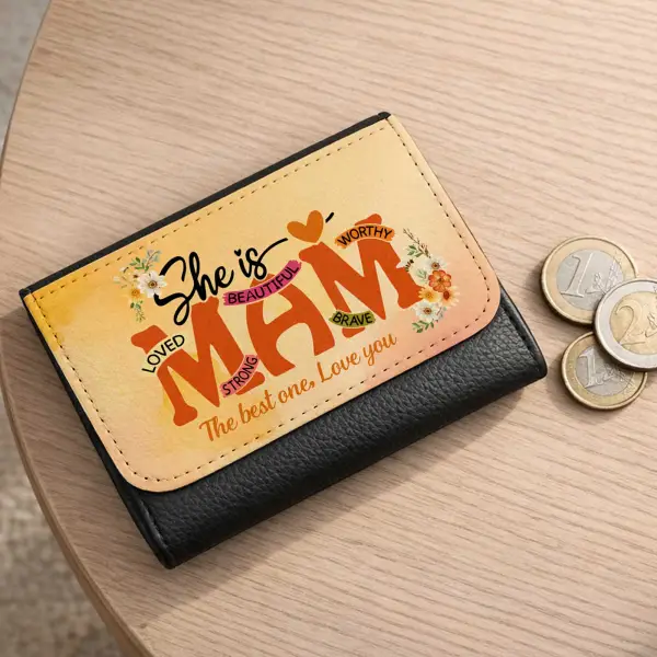 Best Mam, Mom, Mum - Personalised Wallet/Purse Personalised Wallet/Purse
