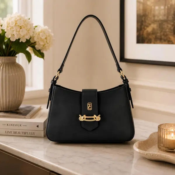 Tipperary Crystal Broadway Shoulder Bag - Black