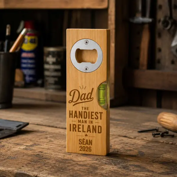 Dad's Personalised Spirit Level Bottle Opener