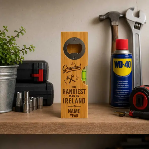 Dad's Personalised Spirit Level Bottle Opener