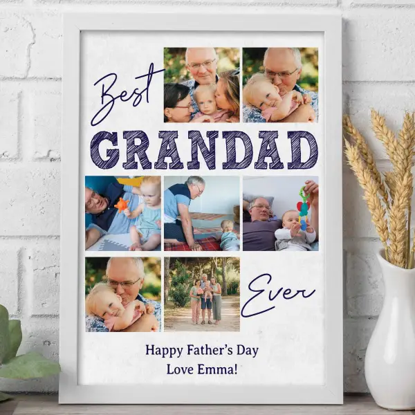Best Grandad Ever - Personalised Poster