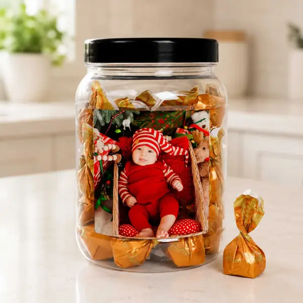 Any Photo - Personalised Sweets Jar