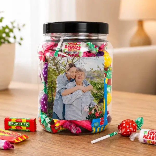 Any Photo - Personalised Sweets Jar