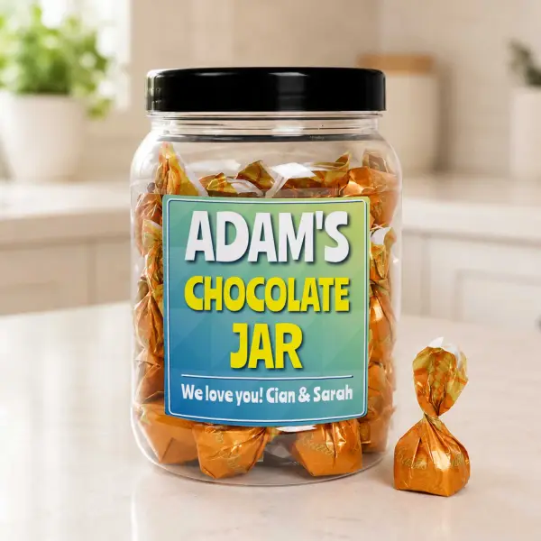 Any Name and Message - Personalised Sweets Jar