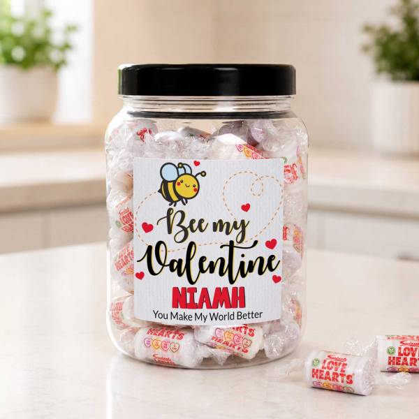Happy Valentine's Day - Personalised Sweets Jar