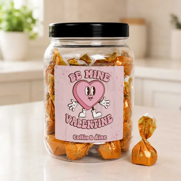 Happy Valentine's Day - Personalised Sweets Jar