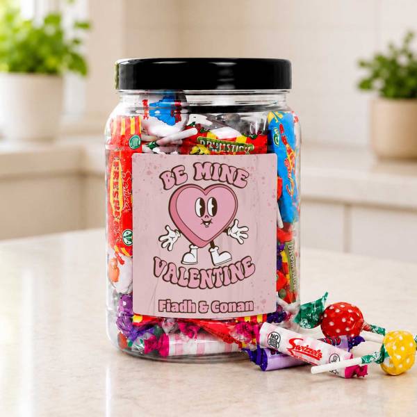 Happy Valentine's Day - Personalised Sweets Jar