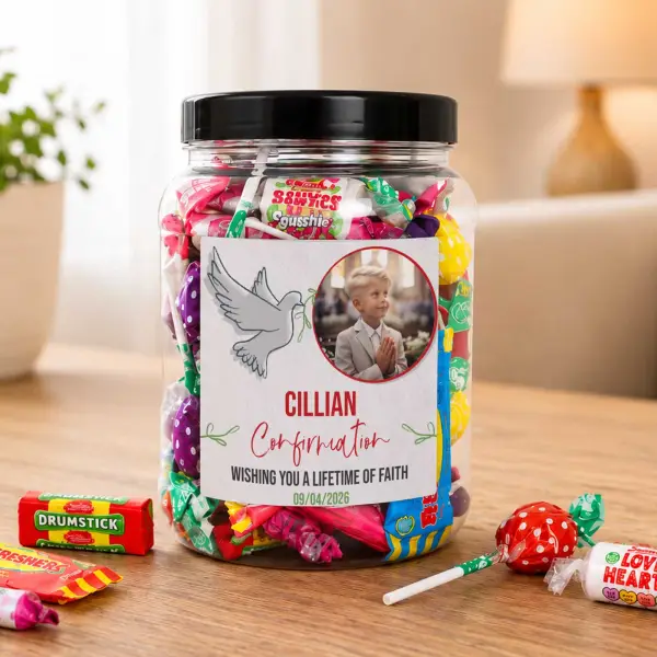 Any Photo Confirmation - Personalised Sweets Jar