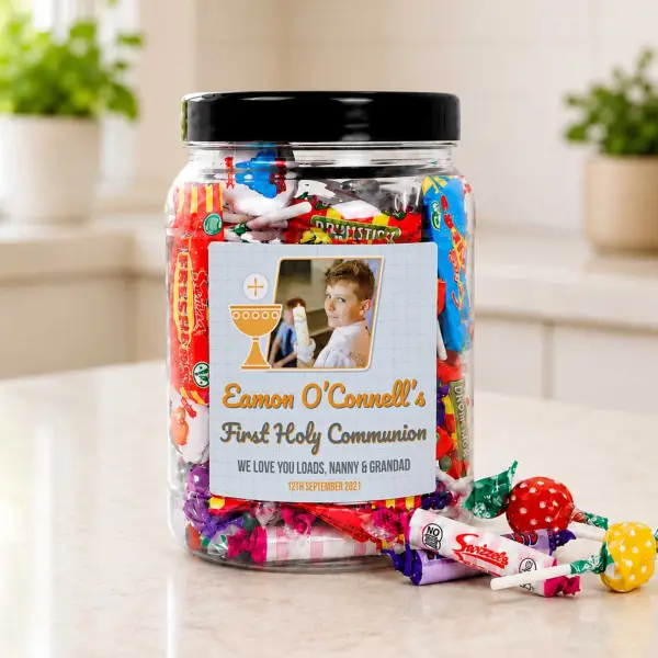 First Holy Communion - Personalised Sweets Jar