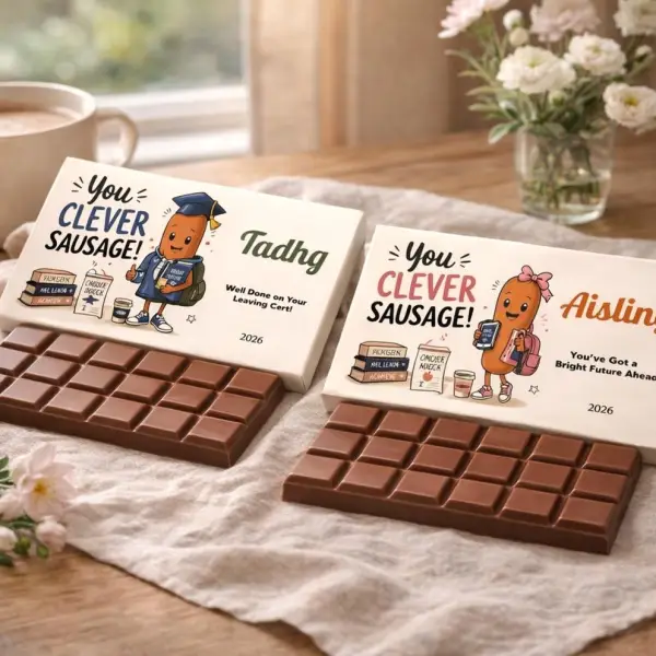 Clever Sausage Personalised Chocolate Bar 90g