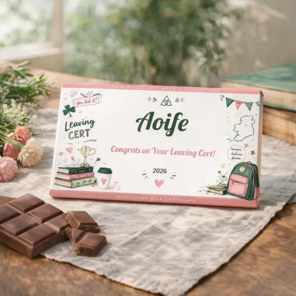 Leaving Cert Personalised Chocolate Bar 90g