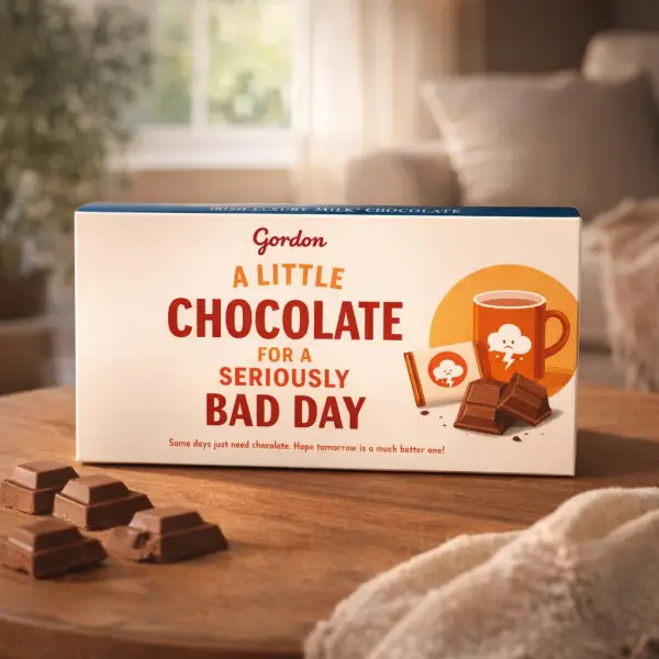 I Little Chocolate for a Tough Day - Personalised Chocolate Bar 90g