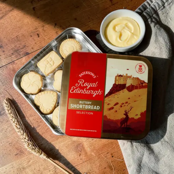 Royal Edinburgh Buttery Shortbread Selection 500g Tin Scottish Biscuit Gift