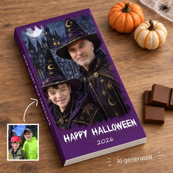 Become a Witch or Wizard - Personalised Chocolate Bar 90g