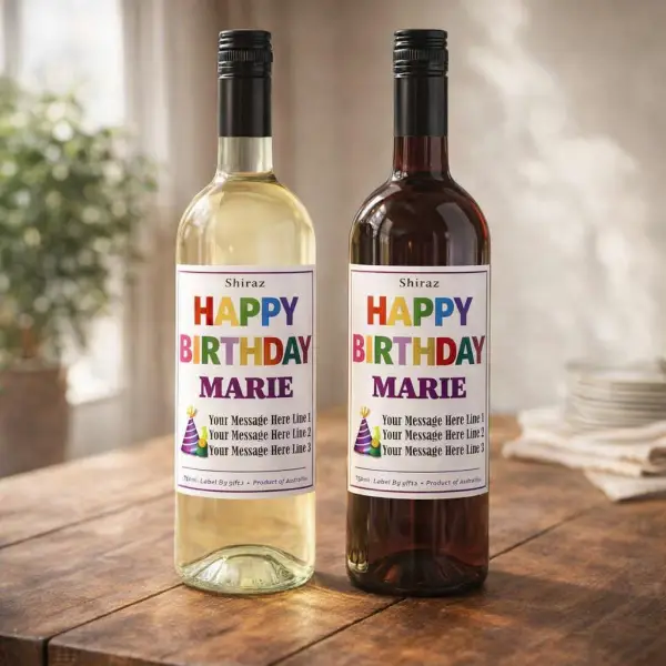 Birthday Personalised Wine
