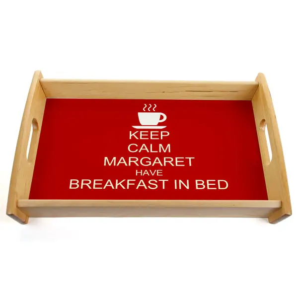 Keep Calm Breakfast Serving Tray