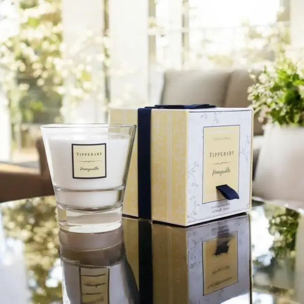 Honeysuckle Filled Tumbler Candle from Tipperary Crystal