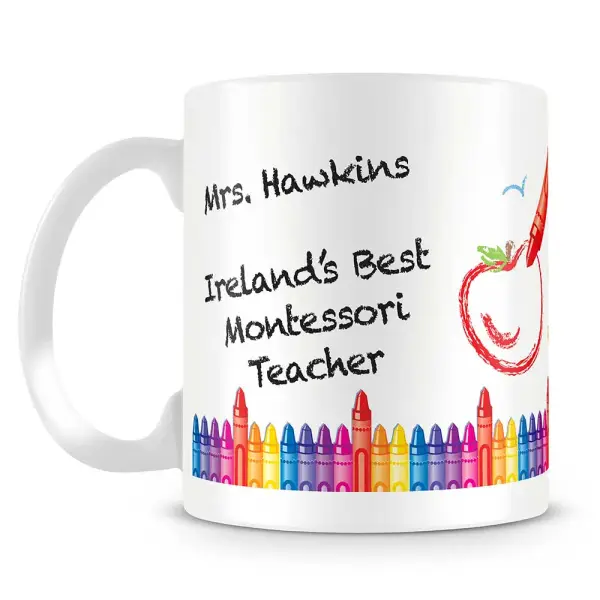 Best Montessori Teacher Personalised Mug