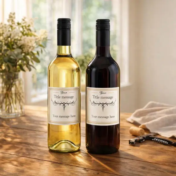 Classic Any Message Personalised Wine