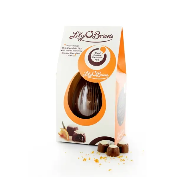 Zesty Orange Milk Chocolate Boxed Egg 230g