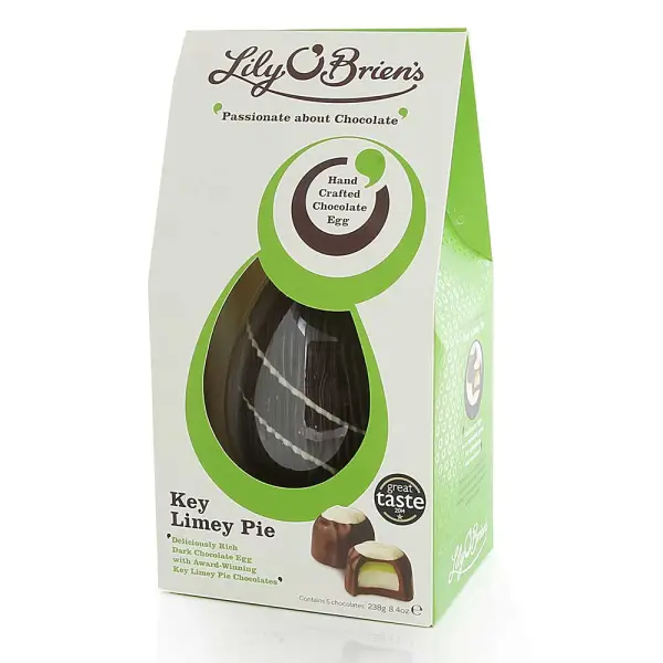 Dark Chocolate Egg with Key Limey Pie Chocolates, 238g