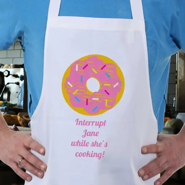 Donut Interupt Personalised Apron