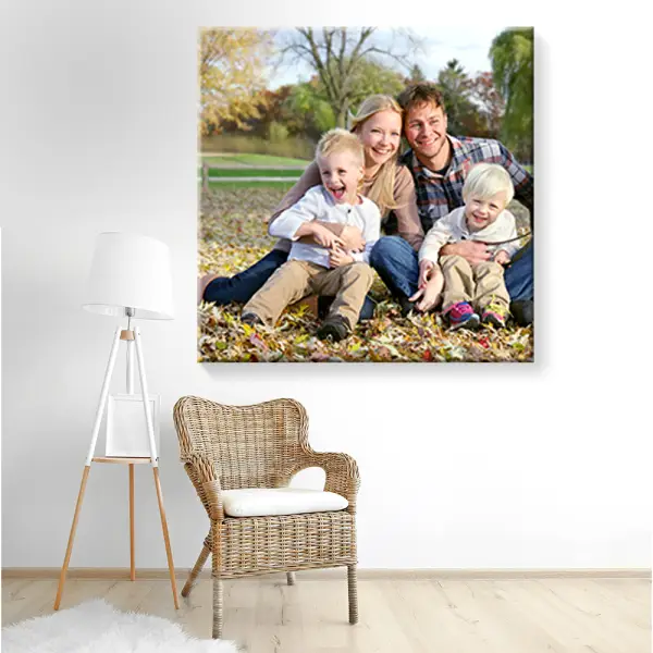 Stretched Photo Canvas 40 x 40 Inch