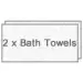 Add Two Bath Towels