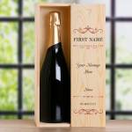 Any Message - Personalised Single Champagne Box