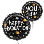 Happy Graduation Swirls Balloon in a Box