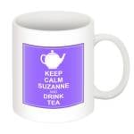 Keep Calm and Drink Tea Personalised Mug