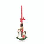 Tipperary Crystal Nutcracker on Horse Gem Christmas Decoration