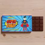 Superdad Personalised Chocolate Bar 90g