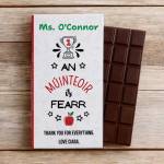 An Múinteoir Is Fearr (Best Teacher) Personalised Chocolate Bar 90g
