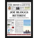 Retirement Male - Newspaper Spoof