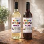 Birthday Personalised Wine