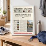 Dublin Marathon Winner Newspaper Spoof for Him or Her