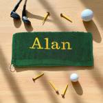Personalised Golf Towel (Available in 4 Colours)