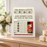 Wife or Husband of the Year Newspaper Spoof