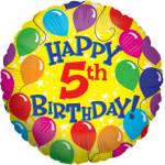 Happy 5th Birthday Balloon in a Box