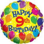 Happy 9th Birthday Balloon in a Box