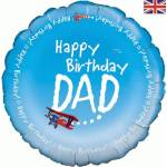 Happy Birthday Dad Balloon in a Box