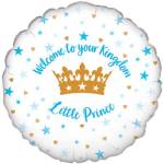 Welcome Little Prince Hearts Balloon in a Box