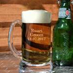 Wedding Any Message - Personalised Tankard Glass