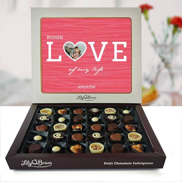 Any Photo And Message Love Personalised Chocolate Box 270g