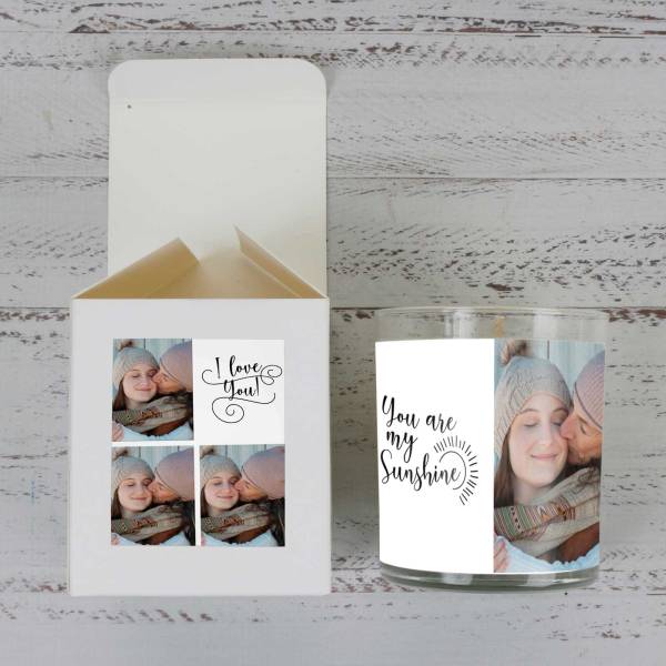 Any Photo Or Design - Personalised Scented Candle