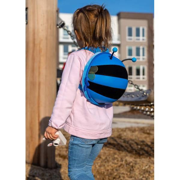 Supercute Bumblebee Kids Backpack Blue