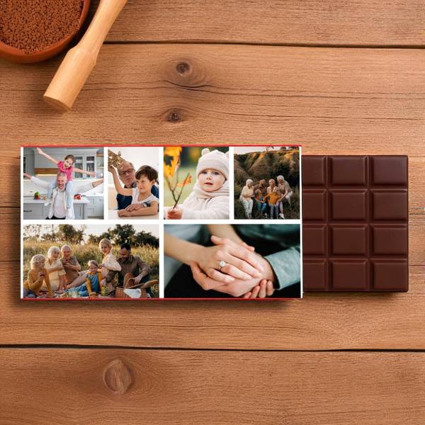 Any Photo and Message - Personalised Chocolate Bar