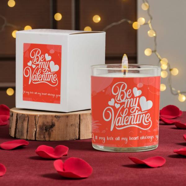 Be My Valentine – Personalised Scented Candle